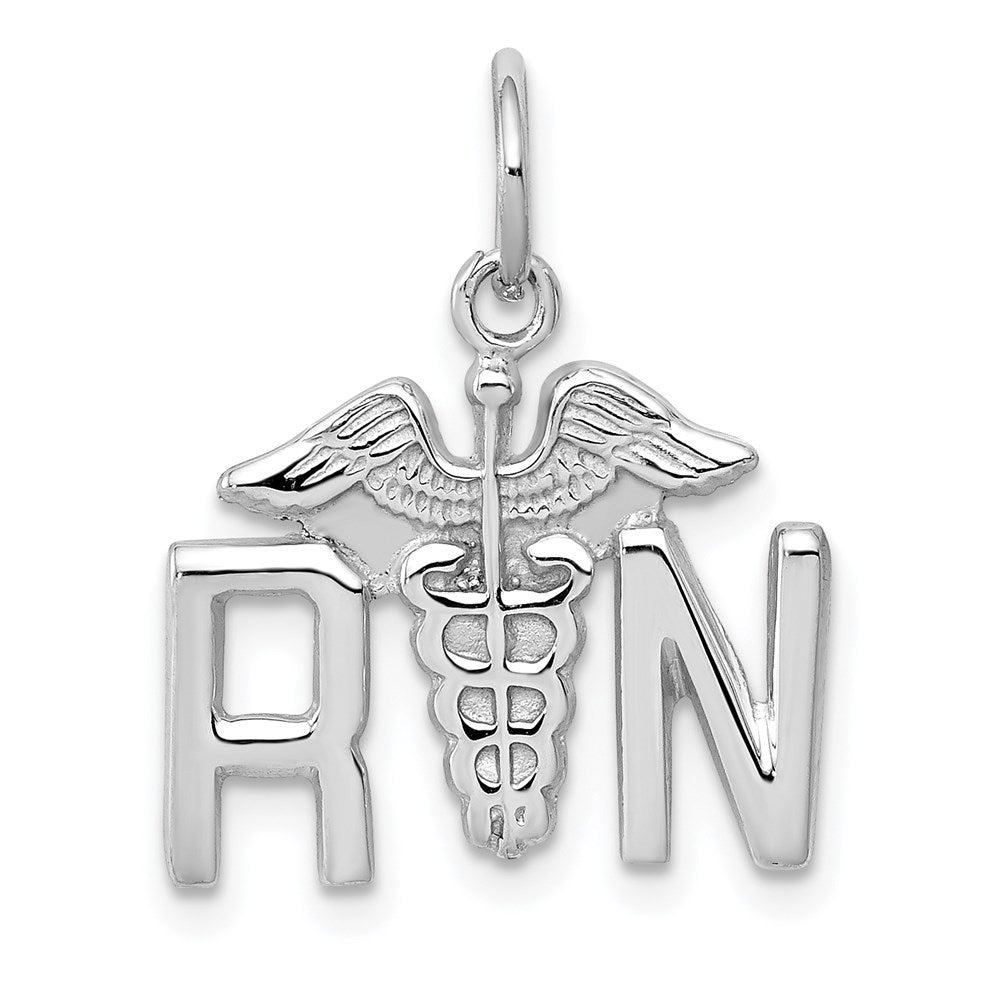 Solid;Polished;14K White gold;Flat back;Not engraveable