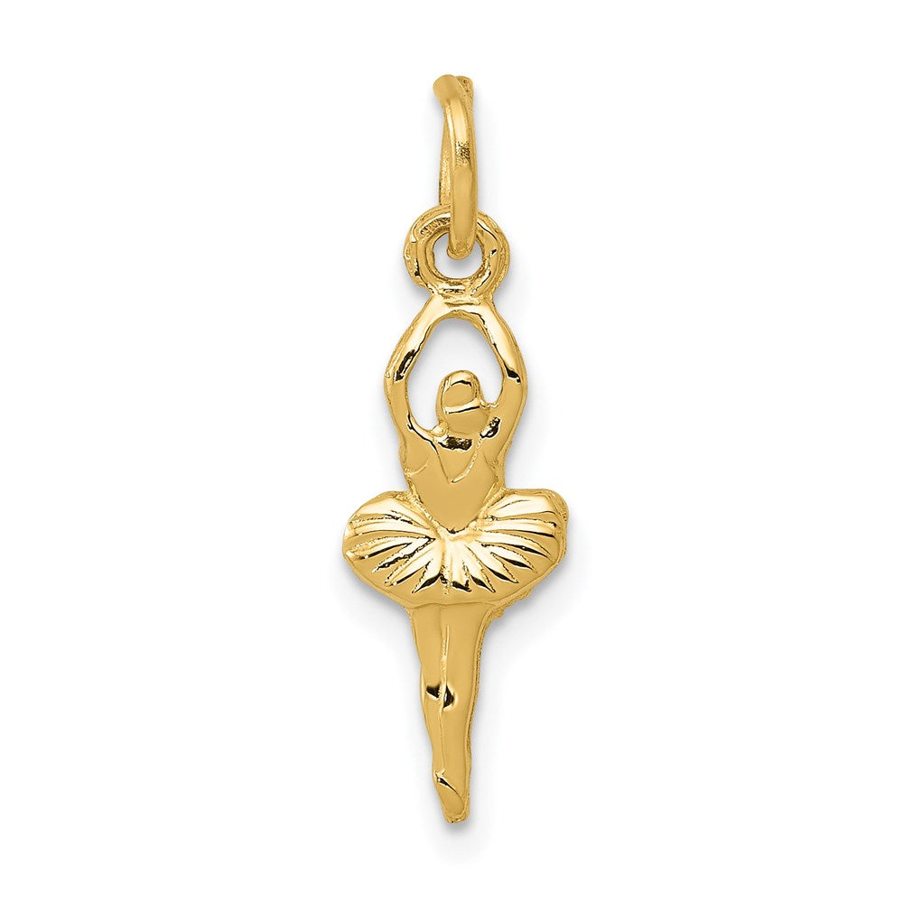 Polished;14k Yellow gold;Open back