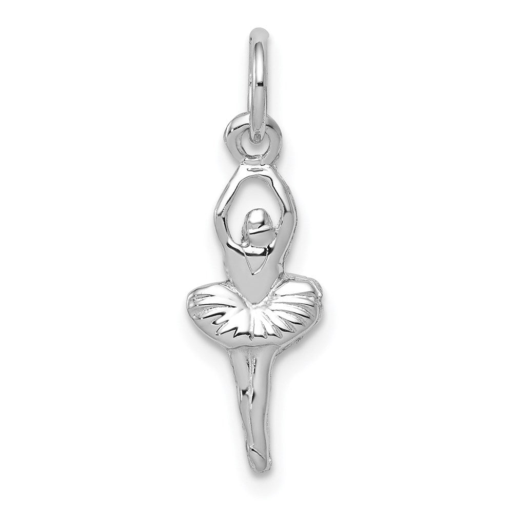 Polished;14K White gold;Open back