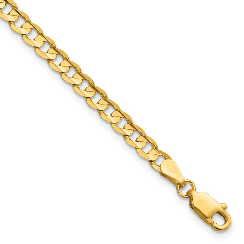 Solid;Polished;14k Yellow gold;Lobster