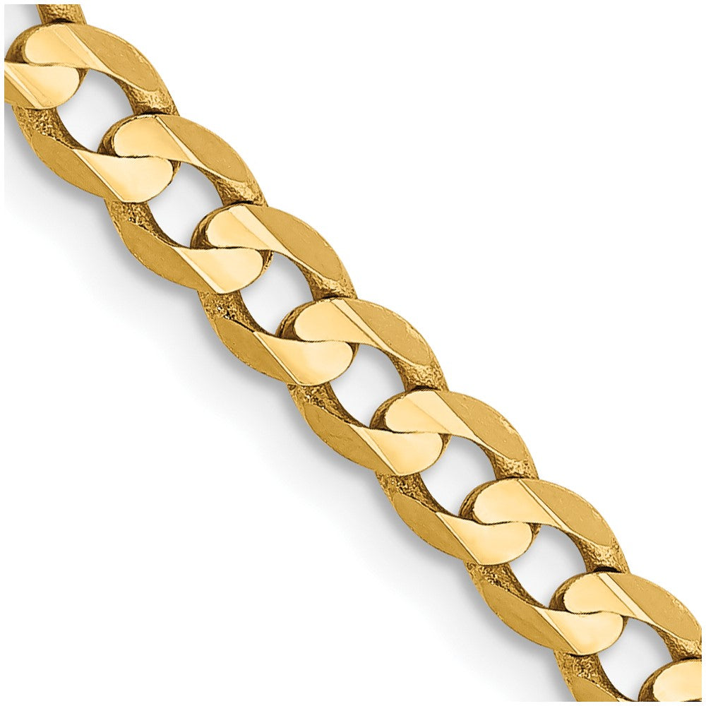 Solid;Polished;14k Yellow gold;Lobster