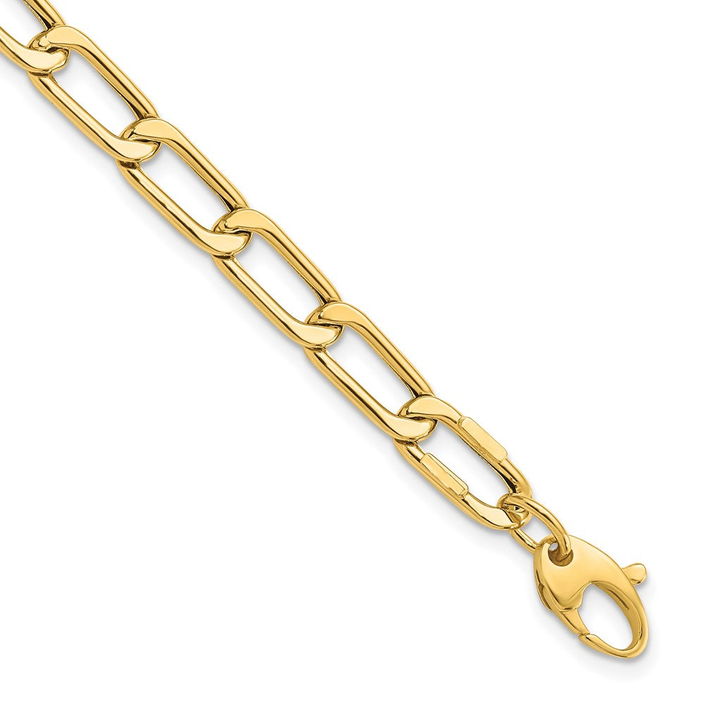 14K Polished Fancy Link Bracelet
