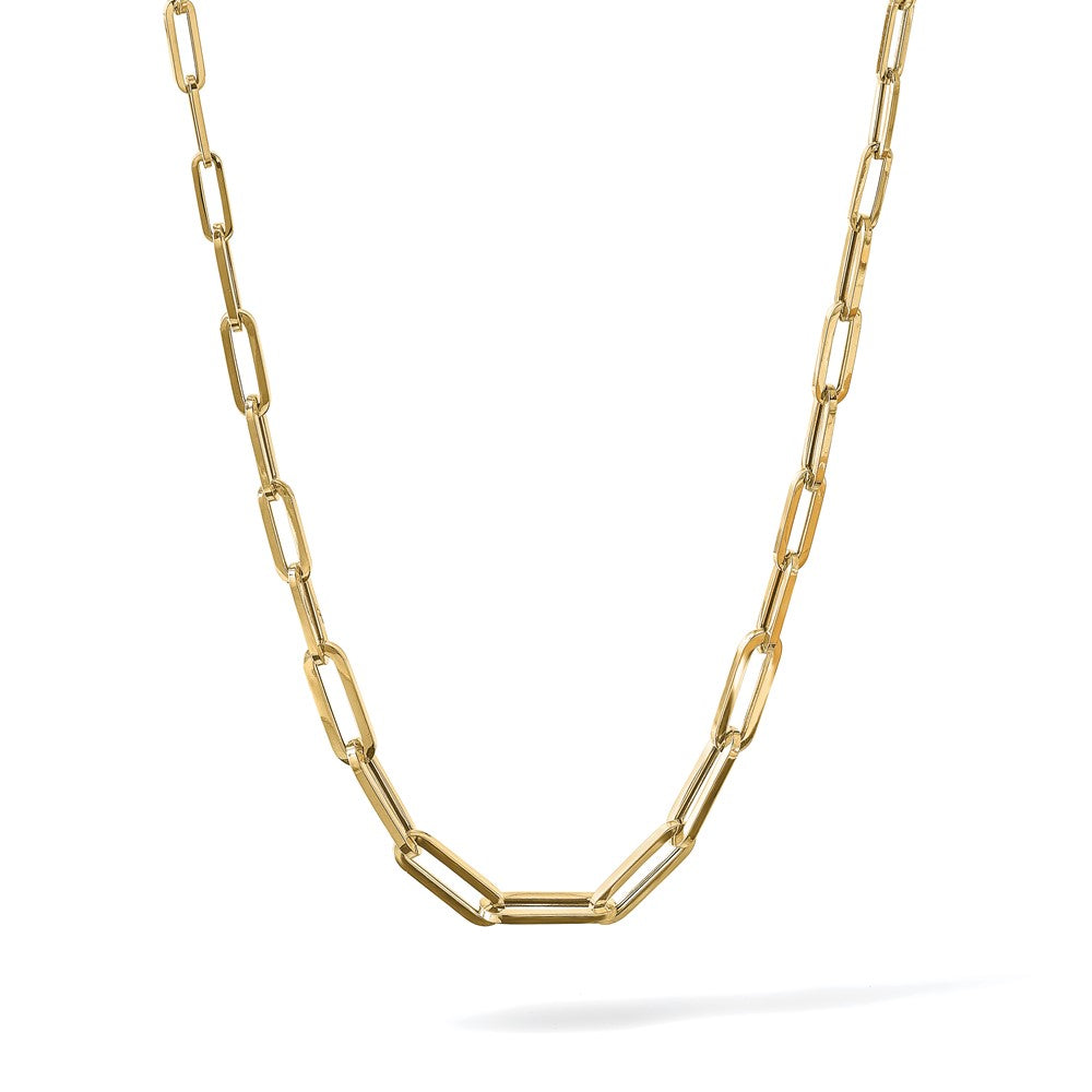 14K Polished Fancy Link Necklace