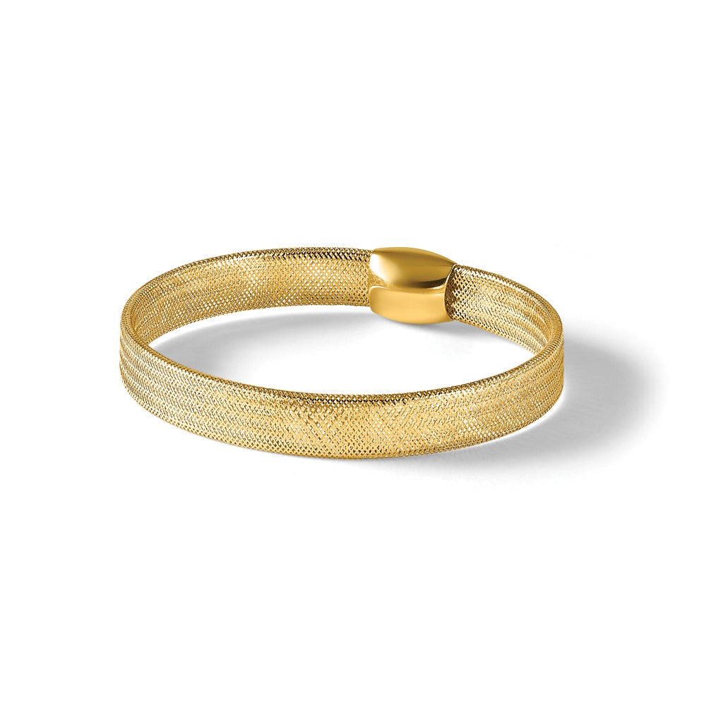 14K Mesh Slip-on Stretch Bracelet