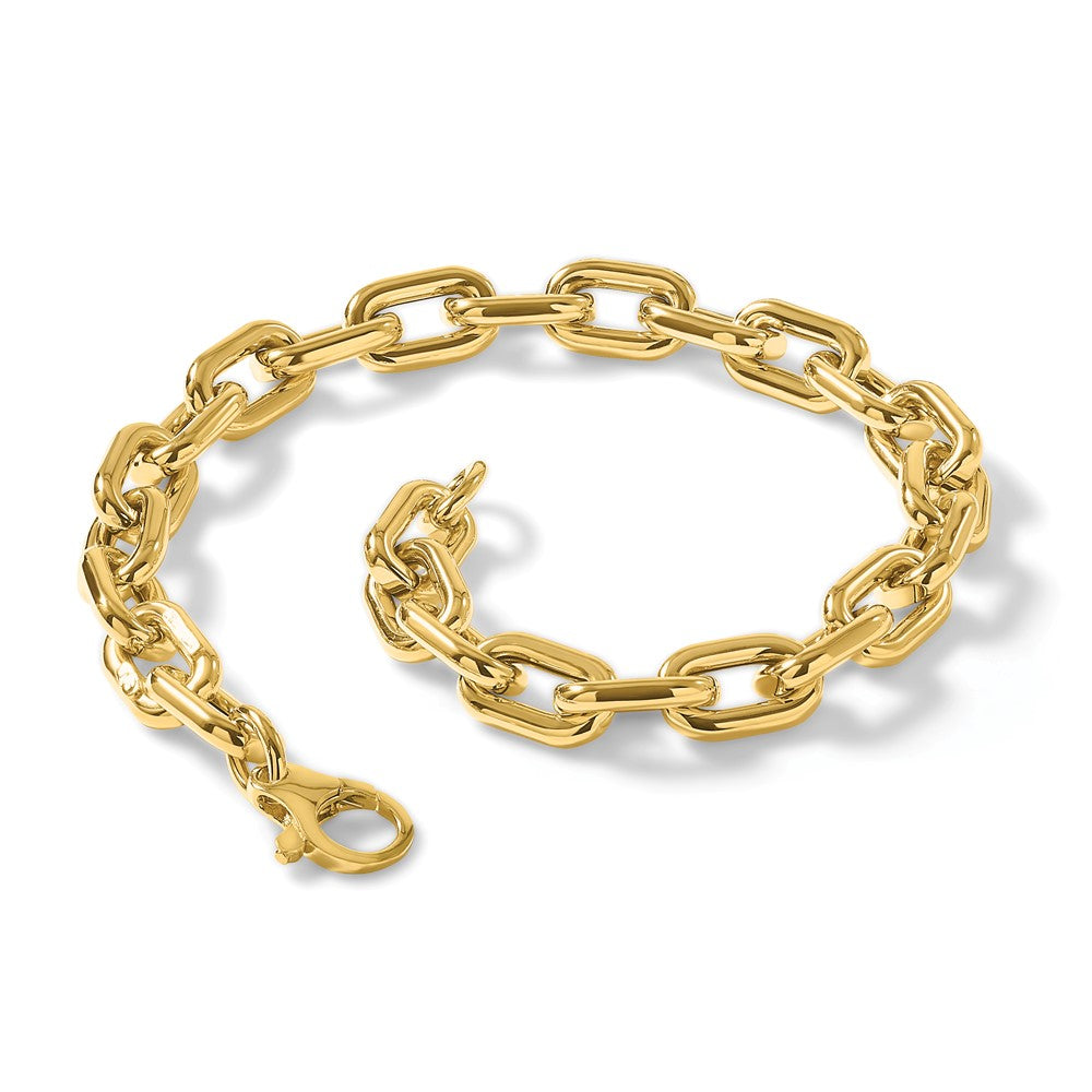 14K Polished Fancy Link Bracelet