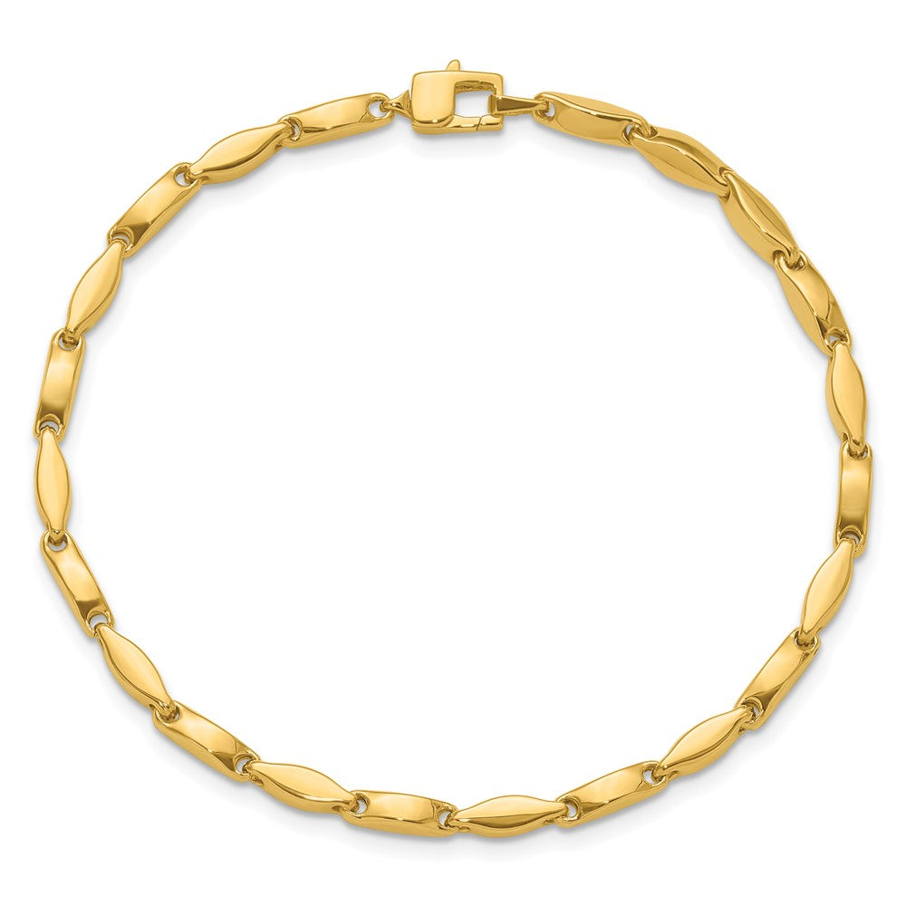 14K Polished Fancy Link Bracelet