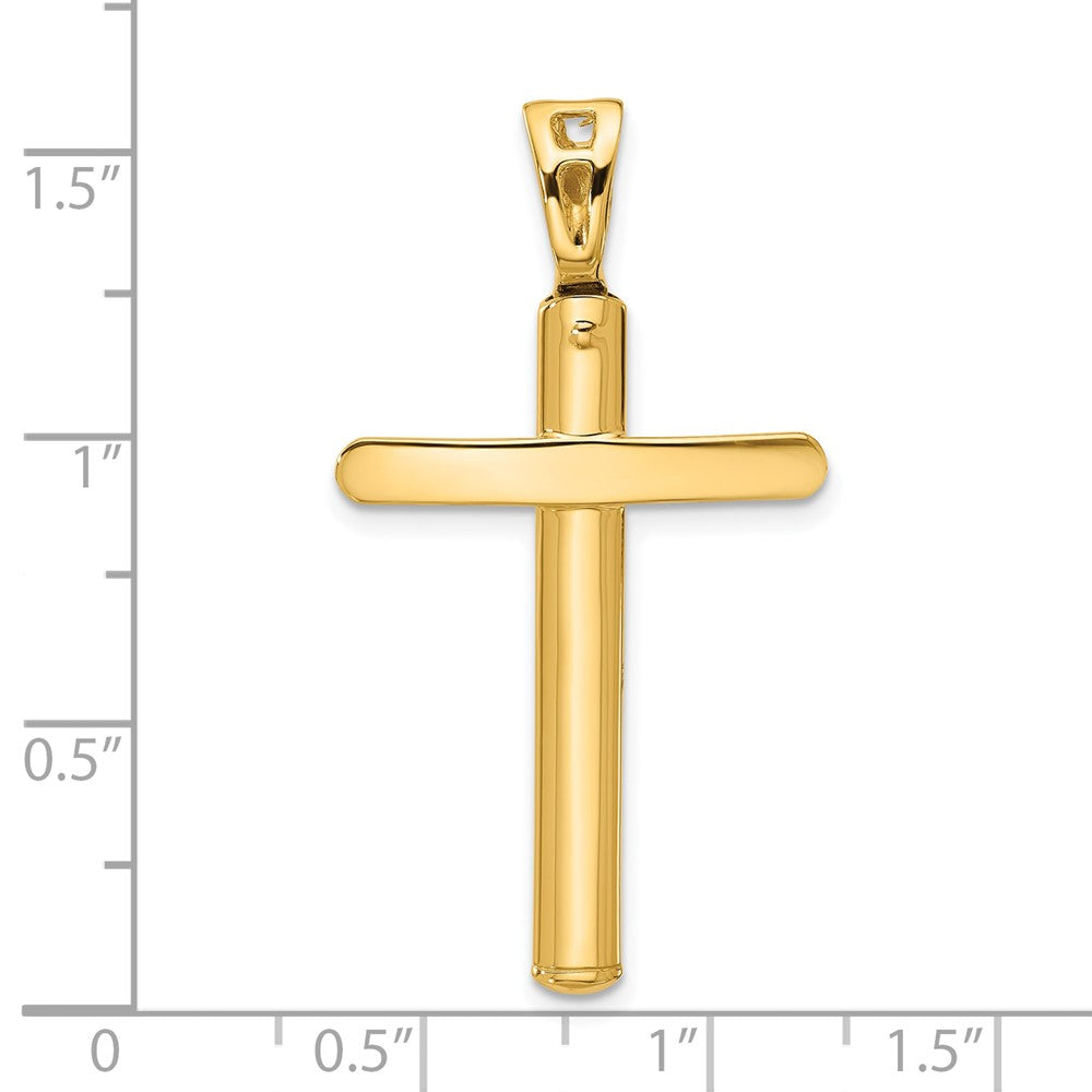 14K Polished Cross Pendant