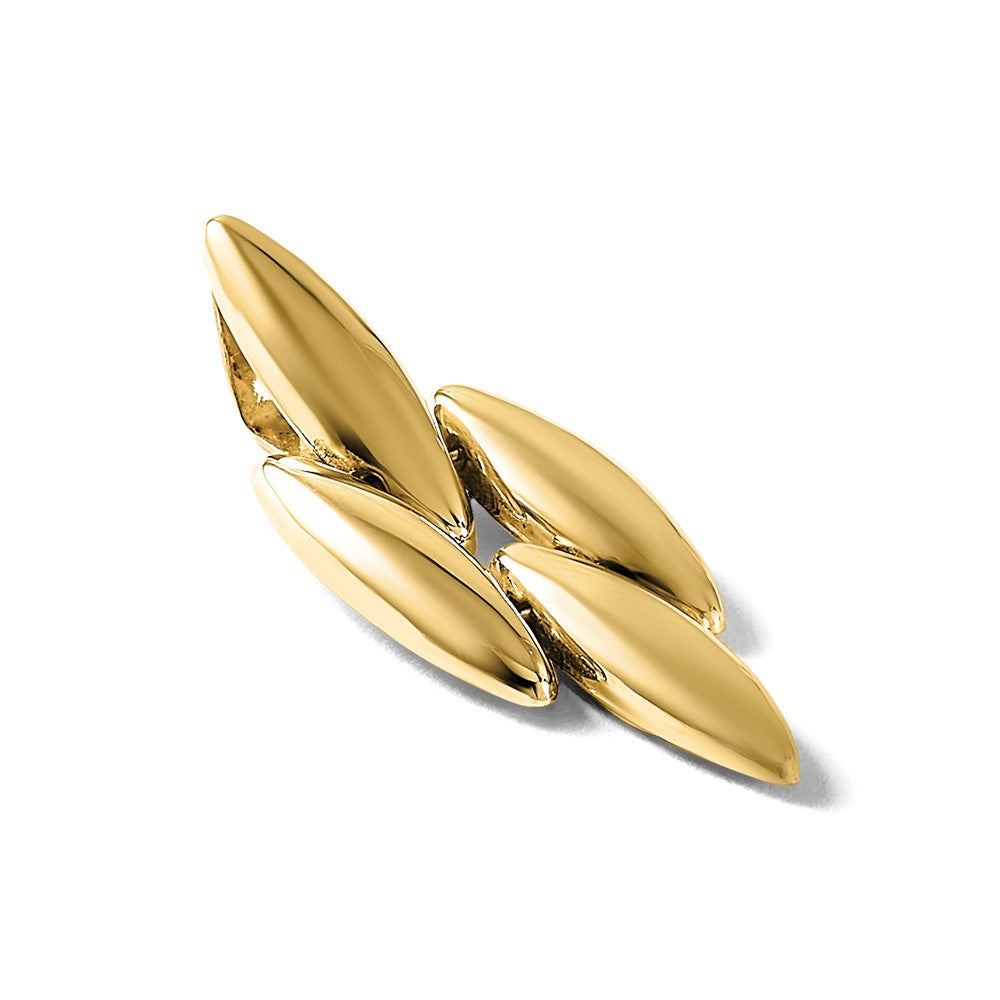 14K Polished Fancy Pendant