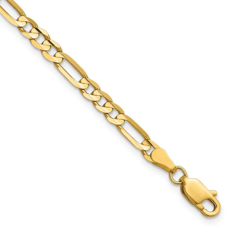 Solid;Polished;14k Yellow gold;Lobster;Concave;Open