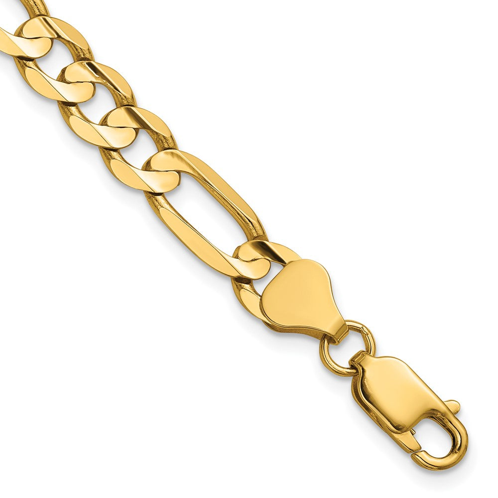 Solid;Polished;14k Yellow gold;Lobster