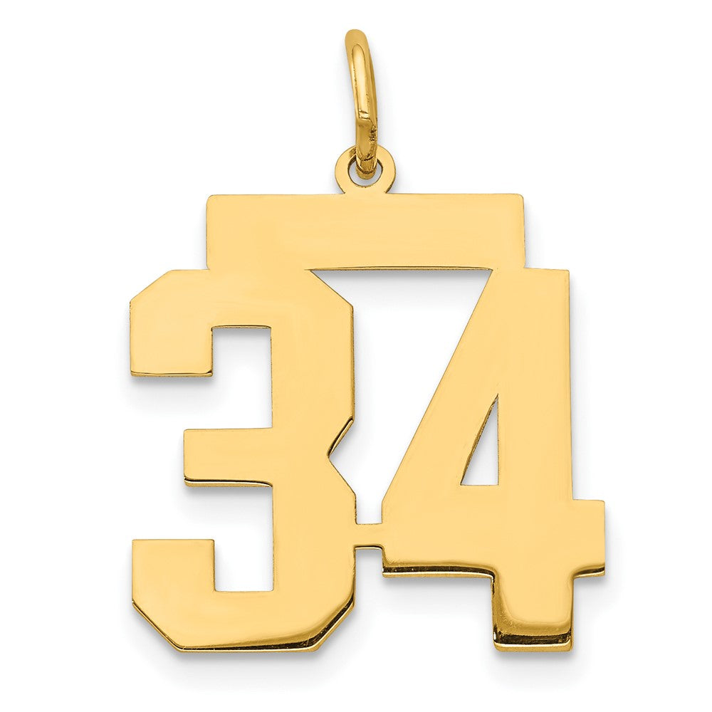 14k Yellow gold;Laser-cut