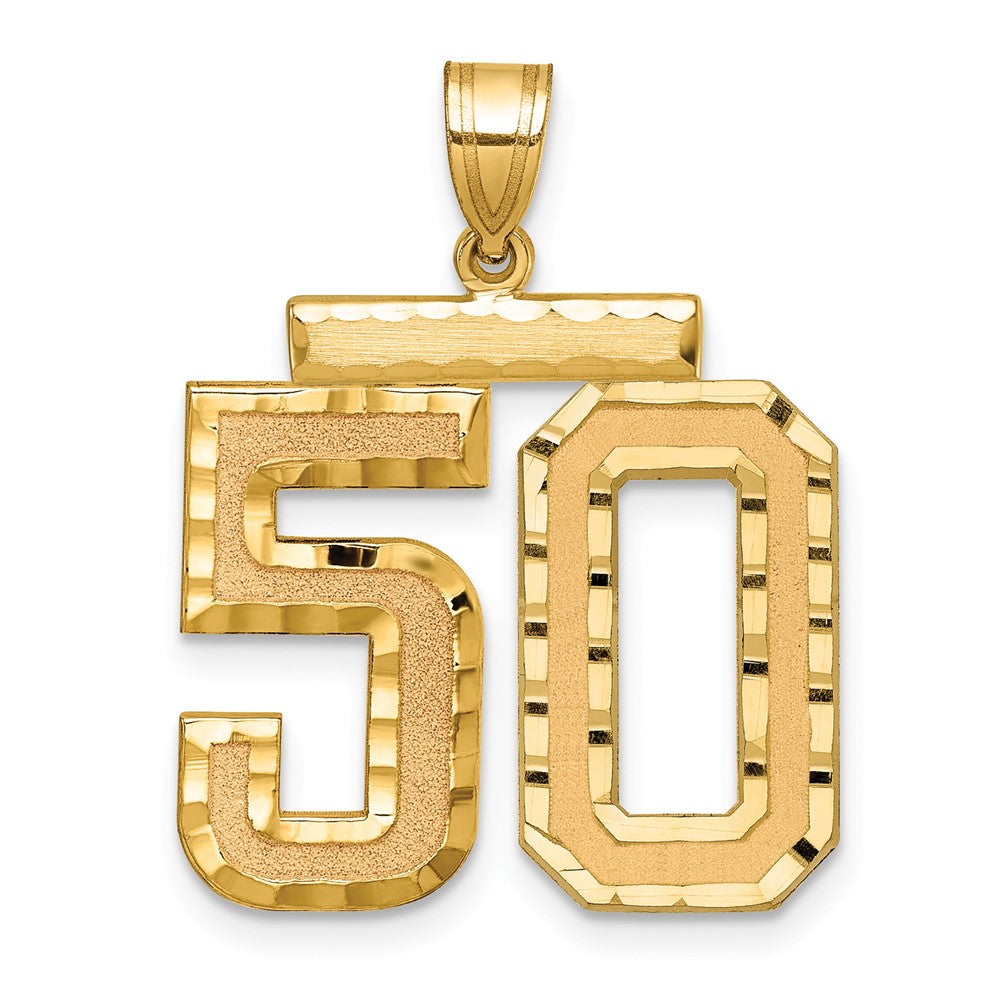 Solid;Casted;Diamond-cut;Satin;14k Yellow gold