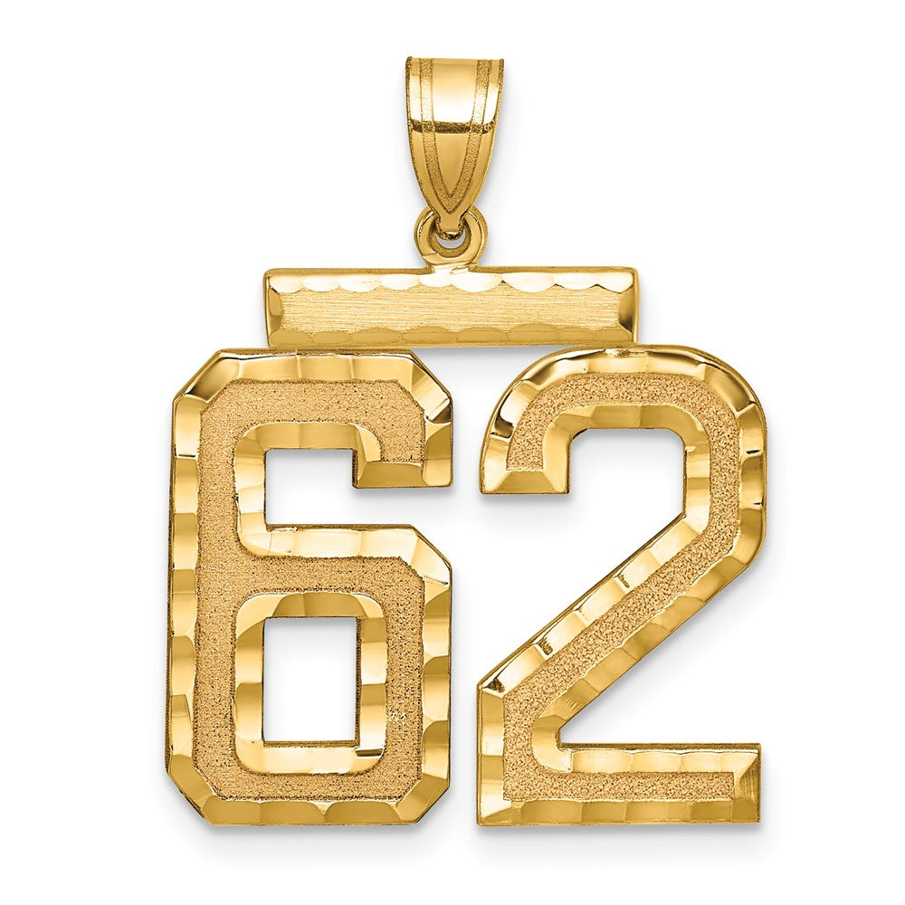 Solid;Casted;Diamond-cut;Satin;14k Yellow gold