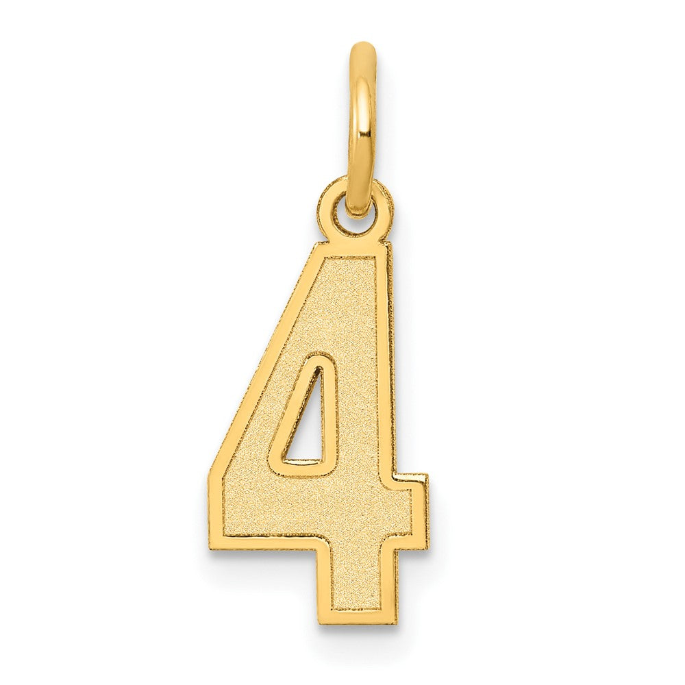 14k Yellow gold;Laser-cut