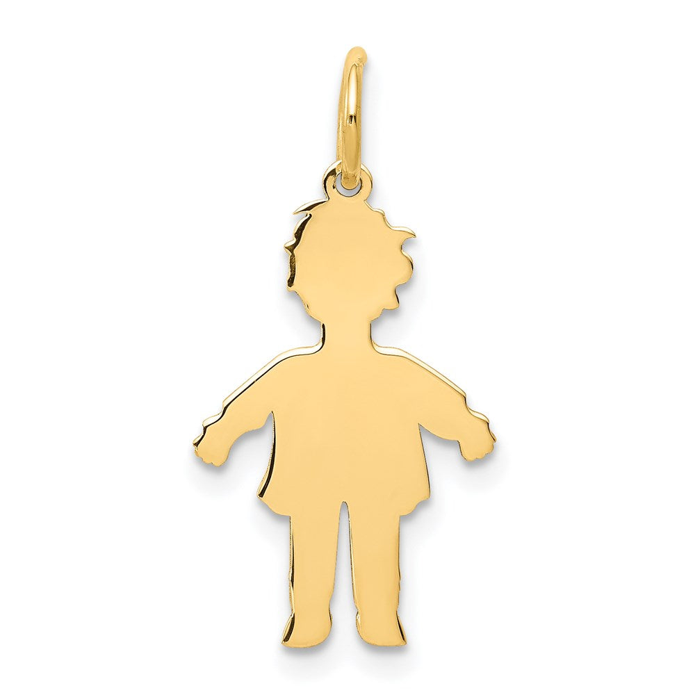 Solid;Polished;14k Yellow gold;Stamped;Engravable