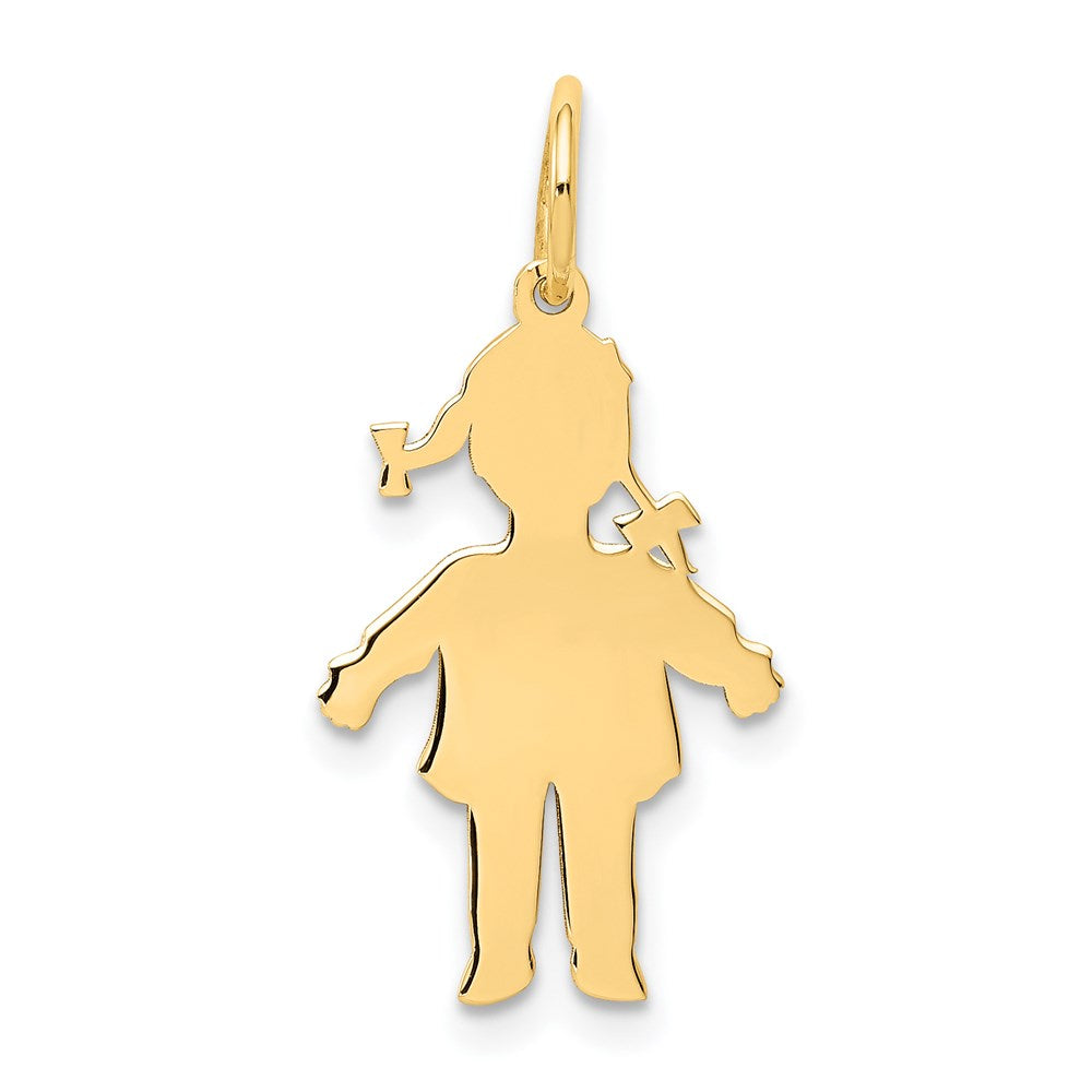 Solid;Polished;14k Yellow gold;Stamped;Engravable