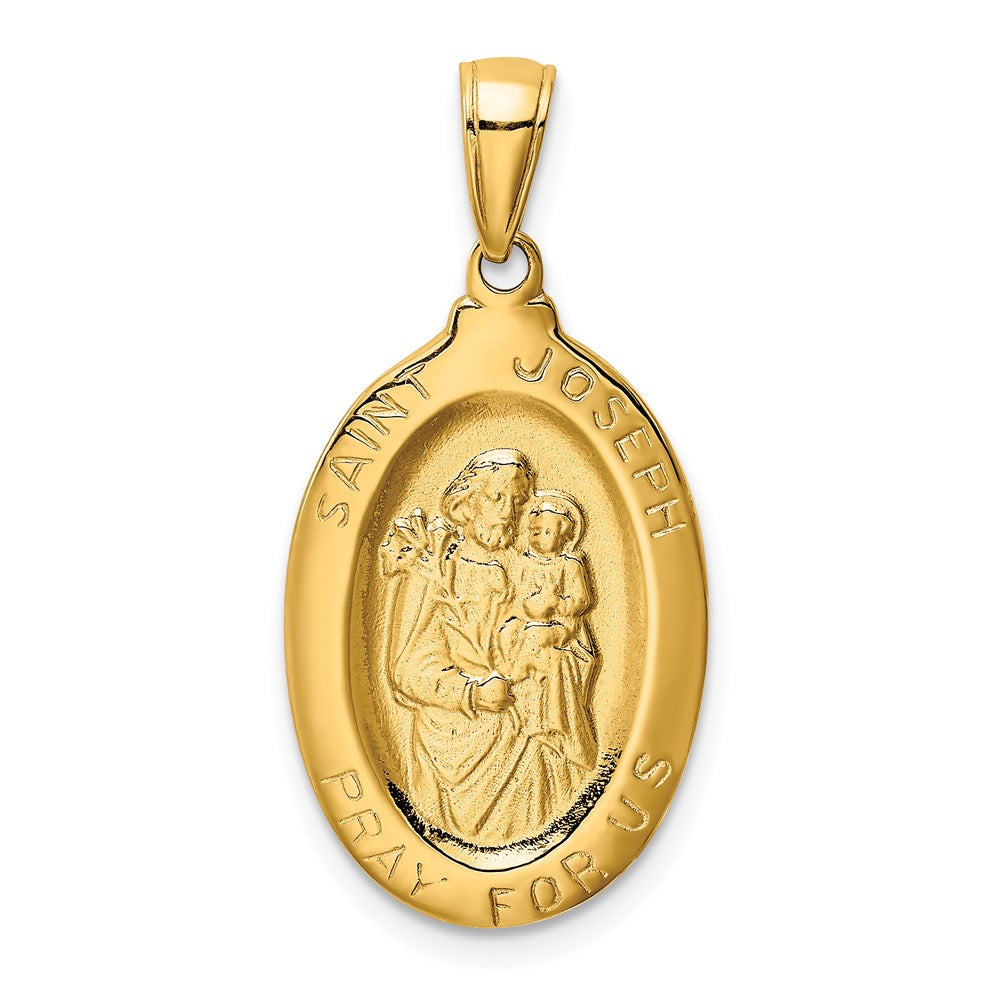 Solid;Die struck;14k Yellow gold;Engravable;Polished back;Polished & satin