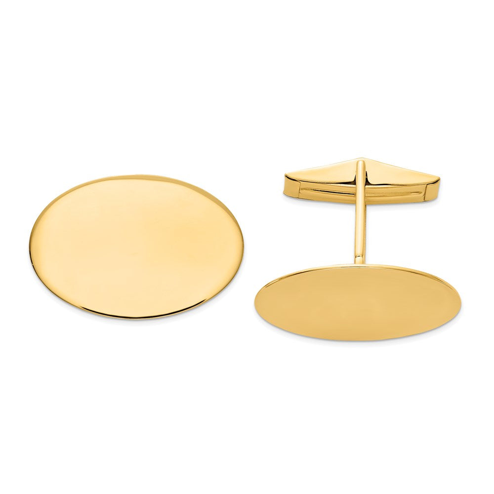 Solid;Polished;14k Yellow gold;Engravable