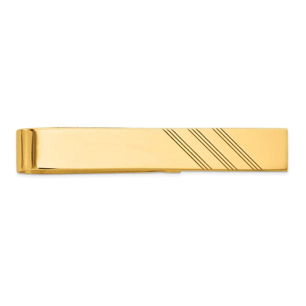 Solid;Polished;14k Yellow gold;Engravable