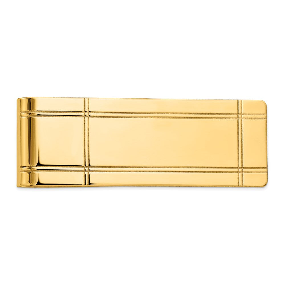 Solid;Polished;14k Yellow gold;Engravable