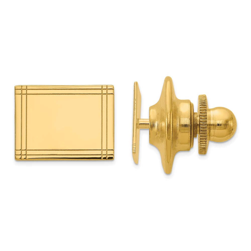 Polished;14k Yellow gold;Engravable