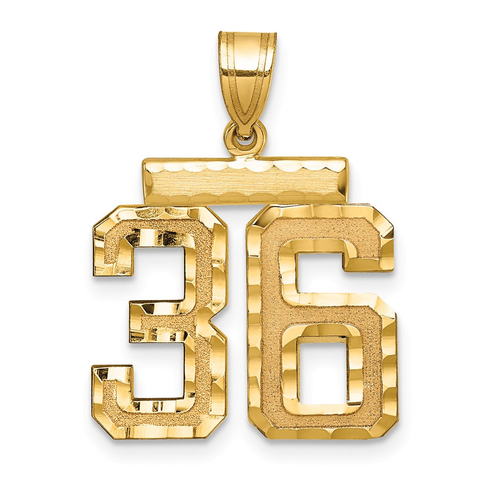 Diamond-cut;14k Yellow gold;Textured back