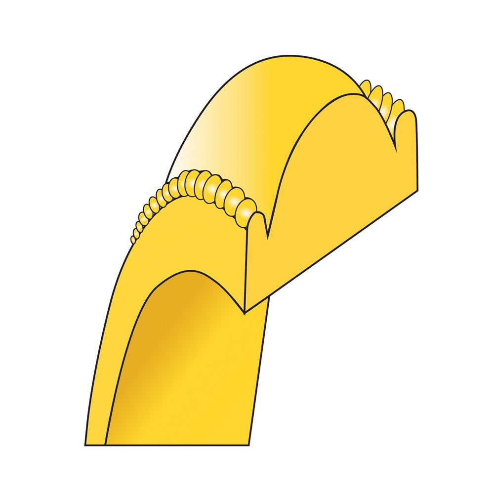 14k Yellow Gold 4mm Milgrain Half Round Wedding Band Size 12