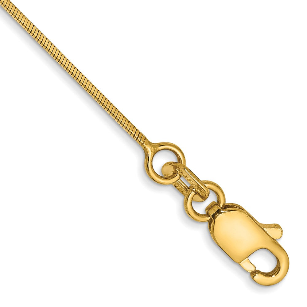 Solid;Diamond-cut;14k Yellow gold;Lobster;Special lengths avail.