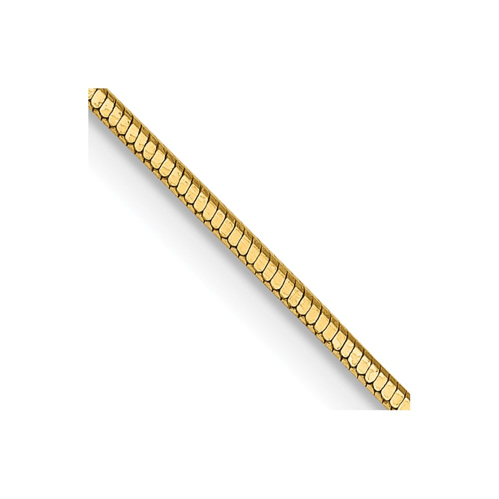 Solid;Diamond-cut;14k Yellow gold;Lobster;Special lengths avail.