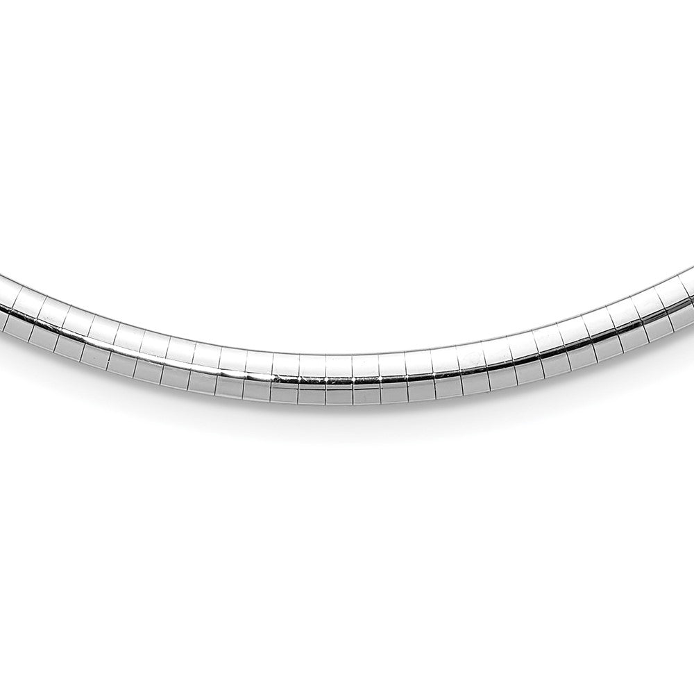 Solid;Polished;14K White gold;Box catch;Domed