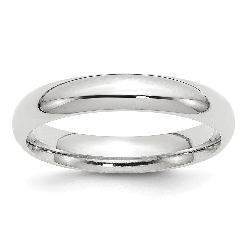 Solid;Casted;Polished;Engravable;Platinum;Comfort fit