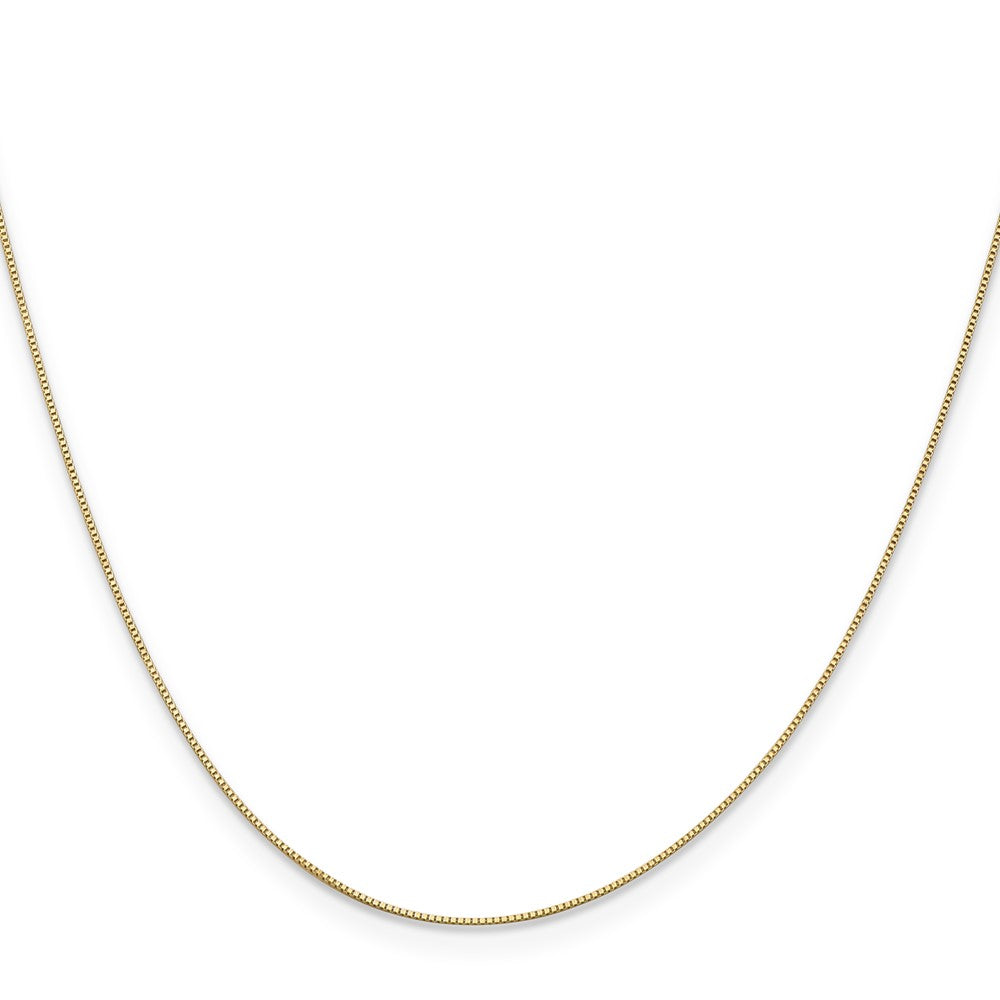 14K 13 inch .5mm Box with Spring Ring Clasp Chain