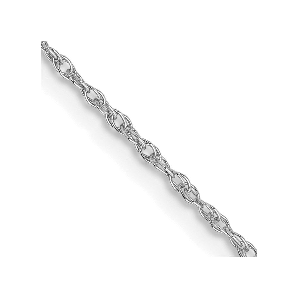 Polished;14K White gold;Spring Ring