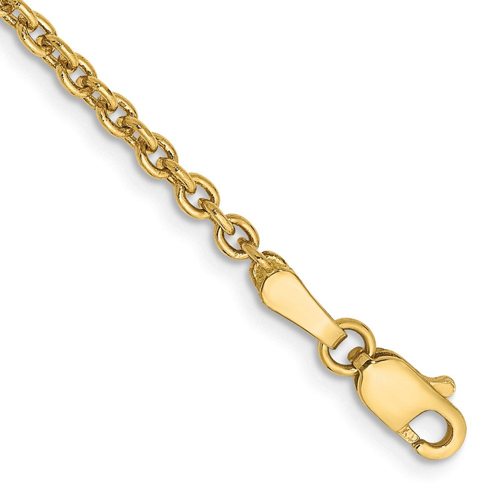 Polished;14k Yellow gold;Lobster