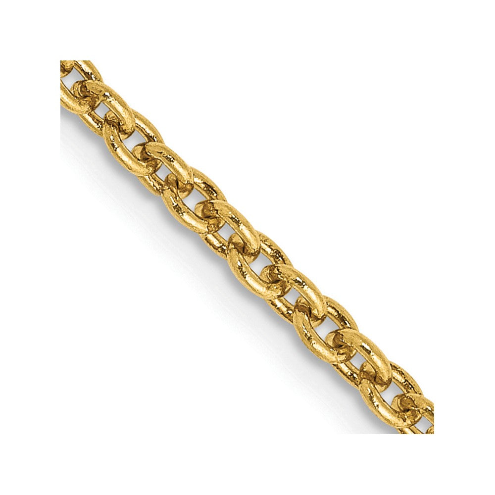 Polished;14k Yellow gold;Lobster