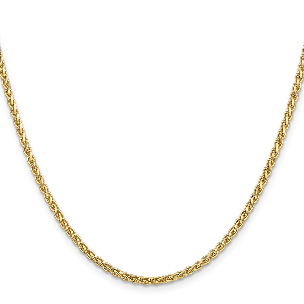 14K 16 inch 2.5mm Spiga with Lobster Clasp Chain