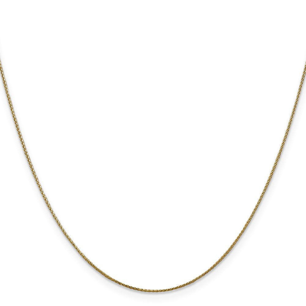 14K 20 inch .85mm Diamond-cut Spiga with Lobster Clasp Chain