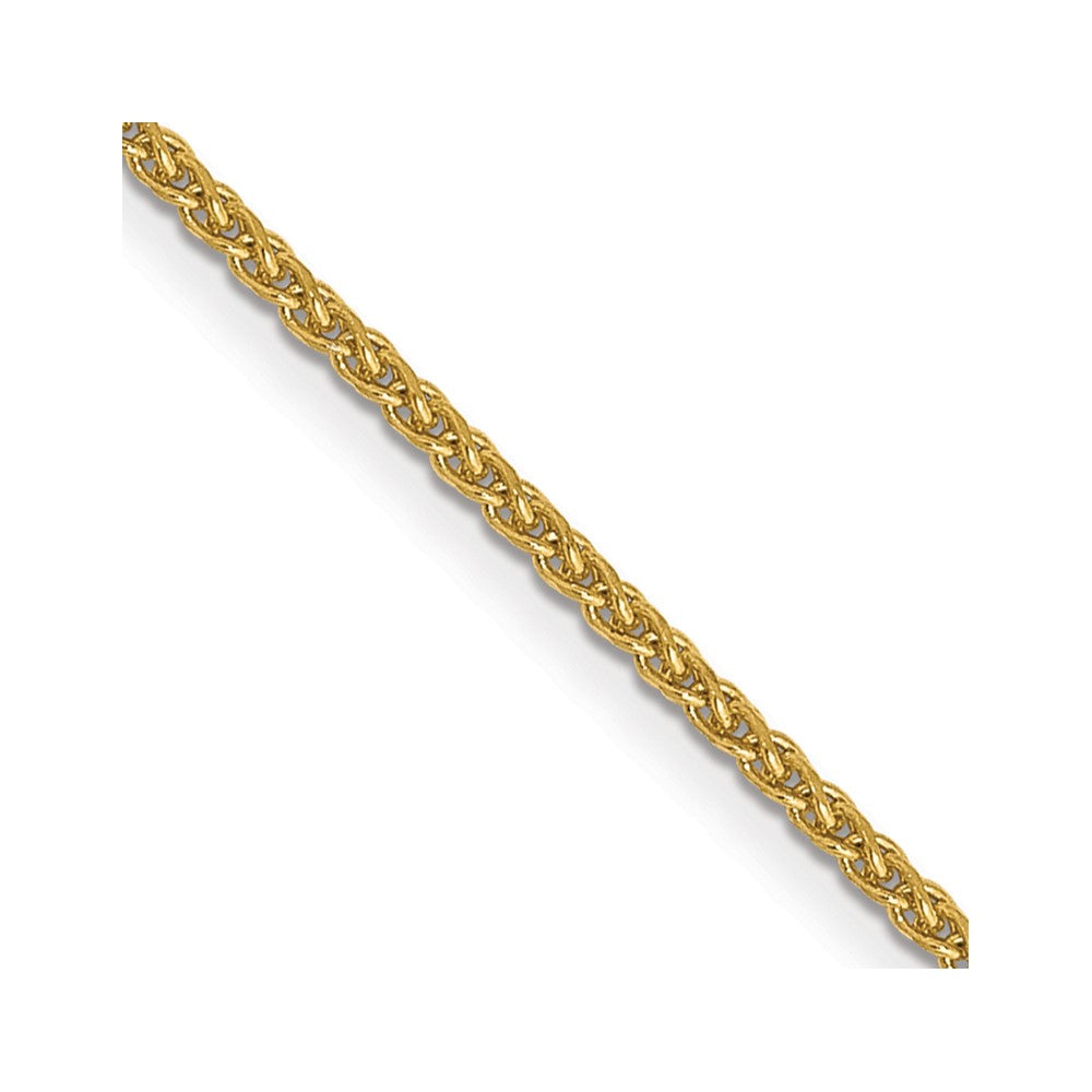 Solid;Diamond-cut;14k Yellow gold;Lobster