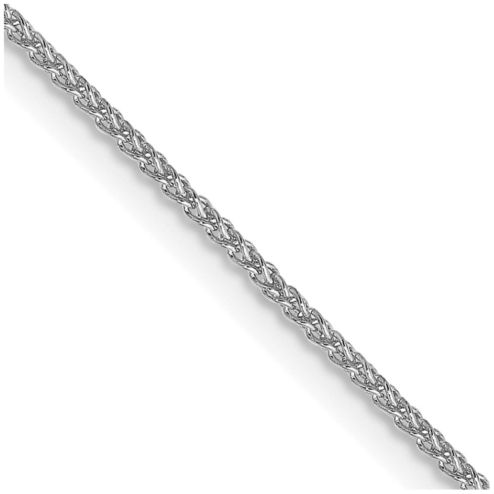 Solid;14K White gold;Spring Ring