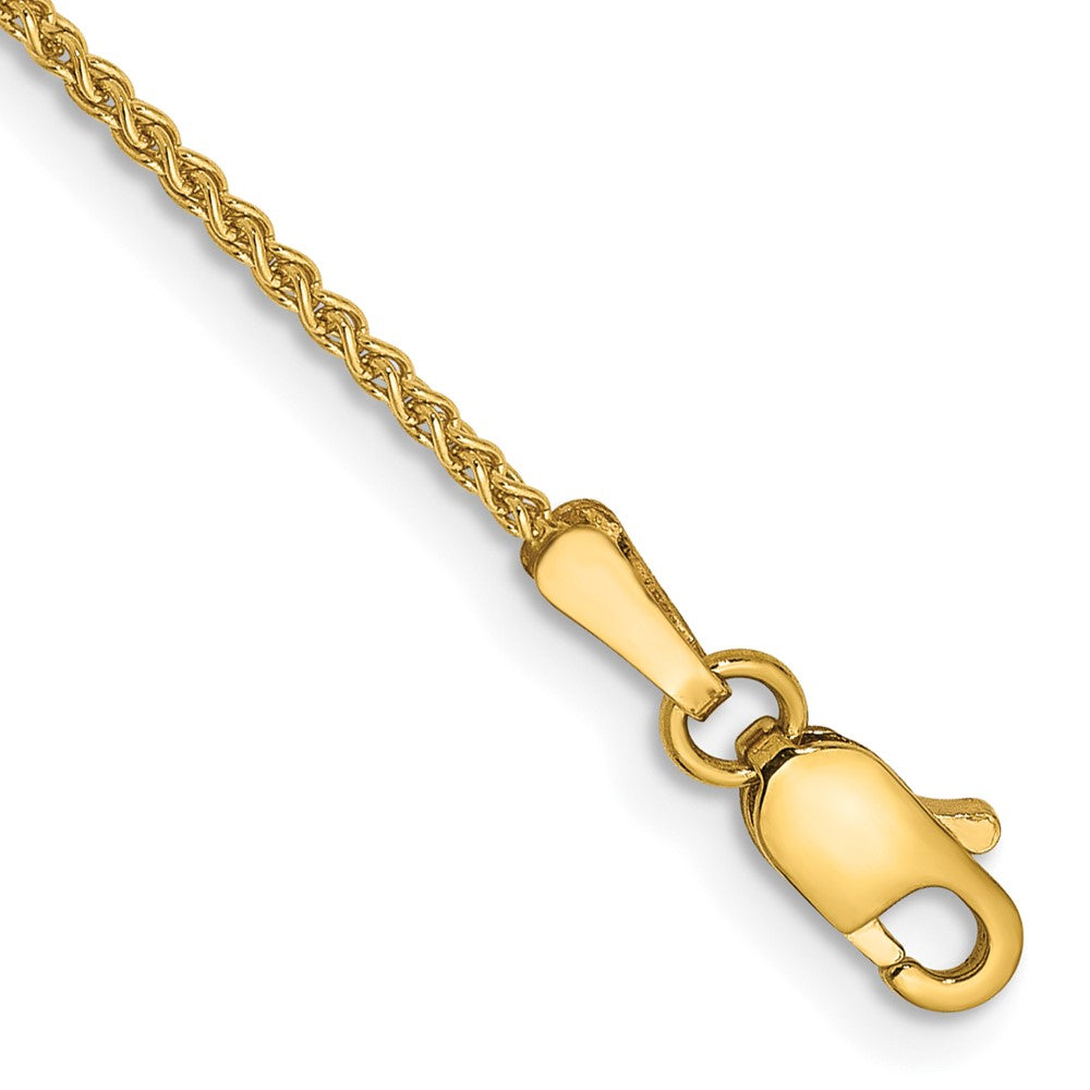 Solid;Polished;14k Yellow gold;Lobster
