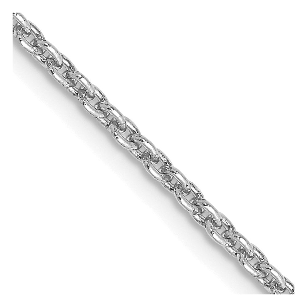 Solid;Polished;14K White gold;Lobster