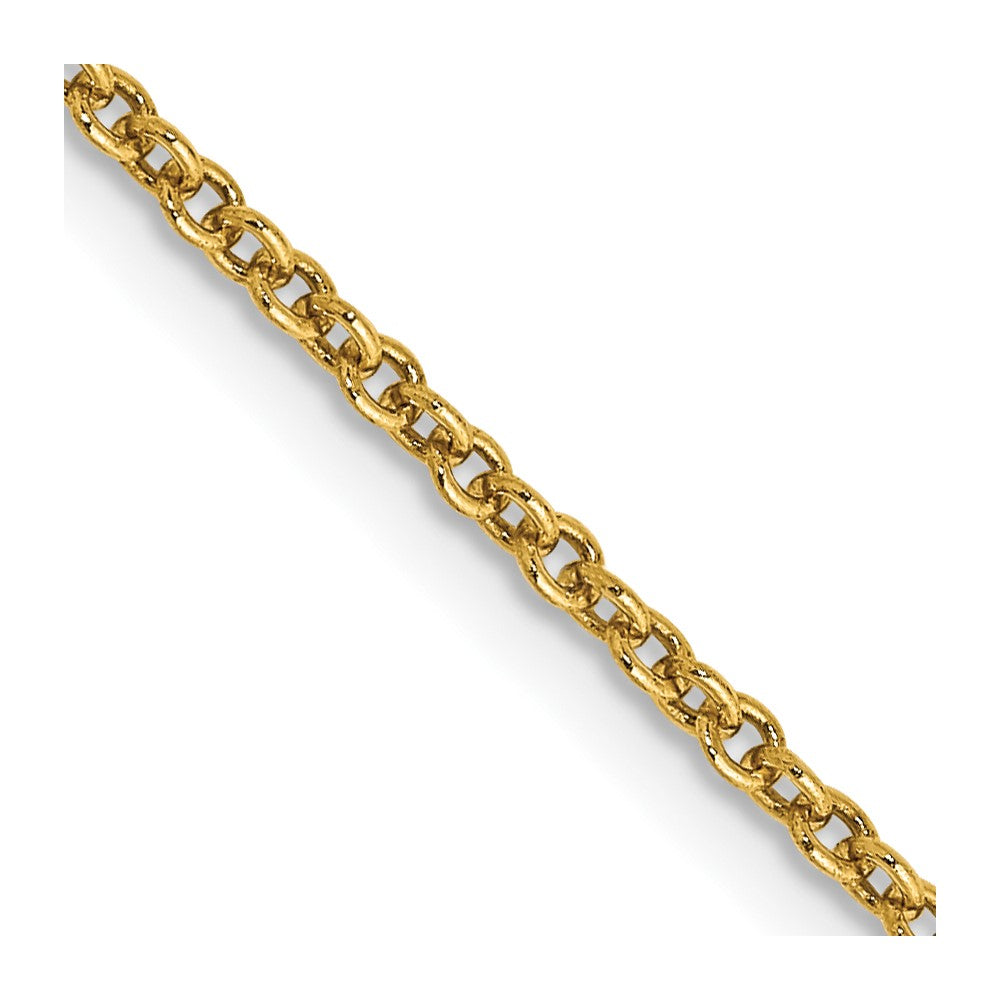 Solid;Polished;14k Yellow gold;Lobster