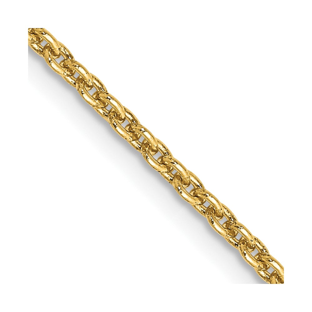 Solid;Polished;14k Yellow gold;Lobster