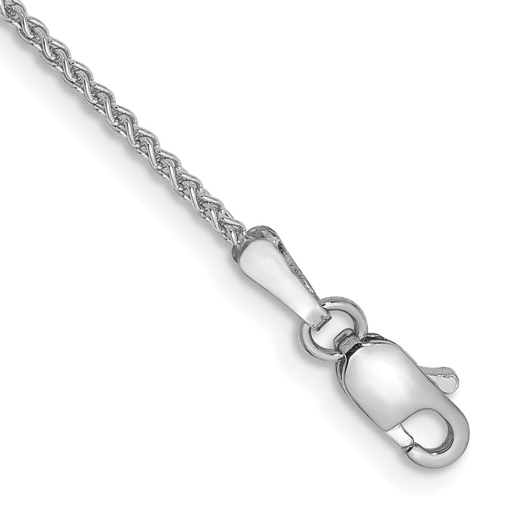 Solid;14K White gold;Spring Ring