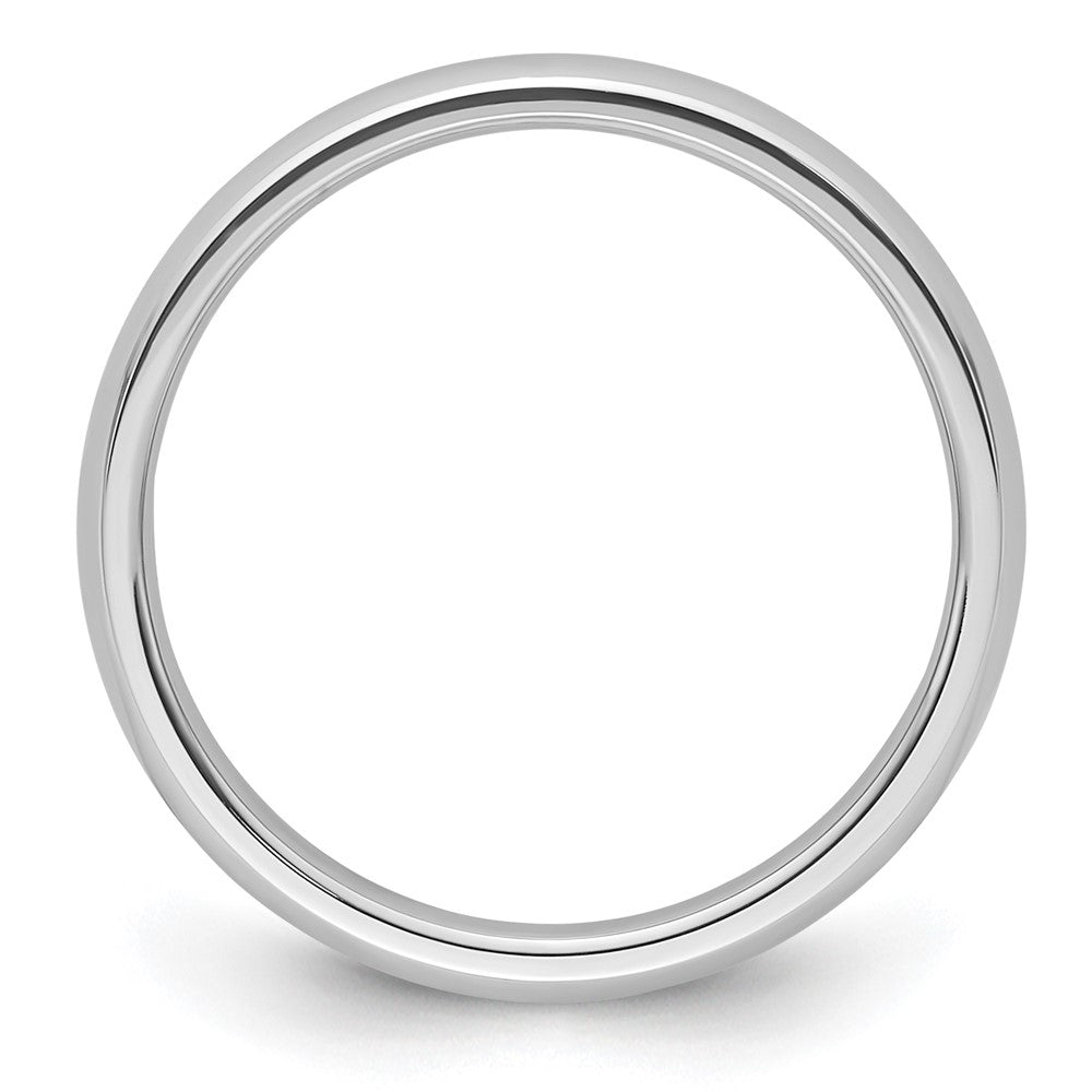 Platinum 3mm Lightweight Comfort-Fit Wedding Band Size 8