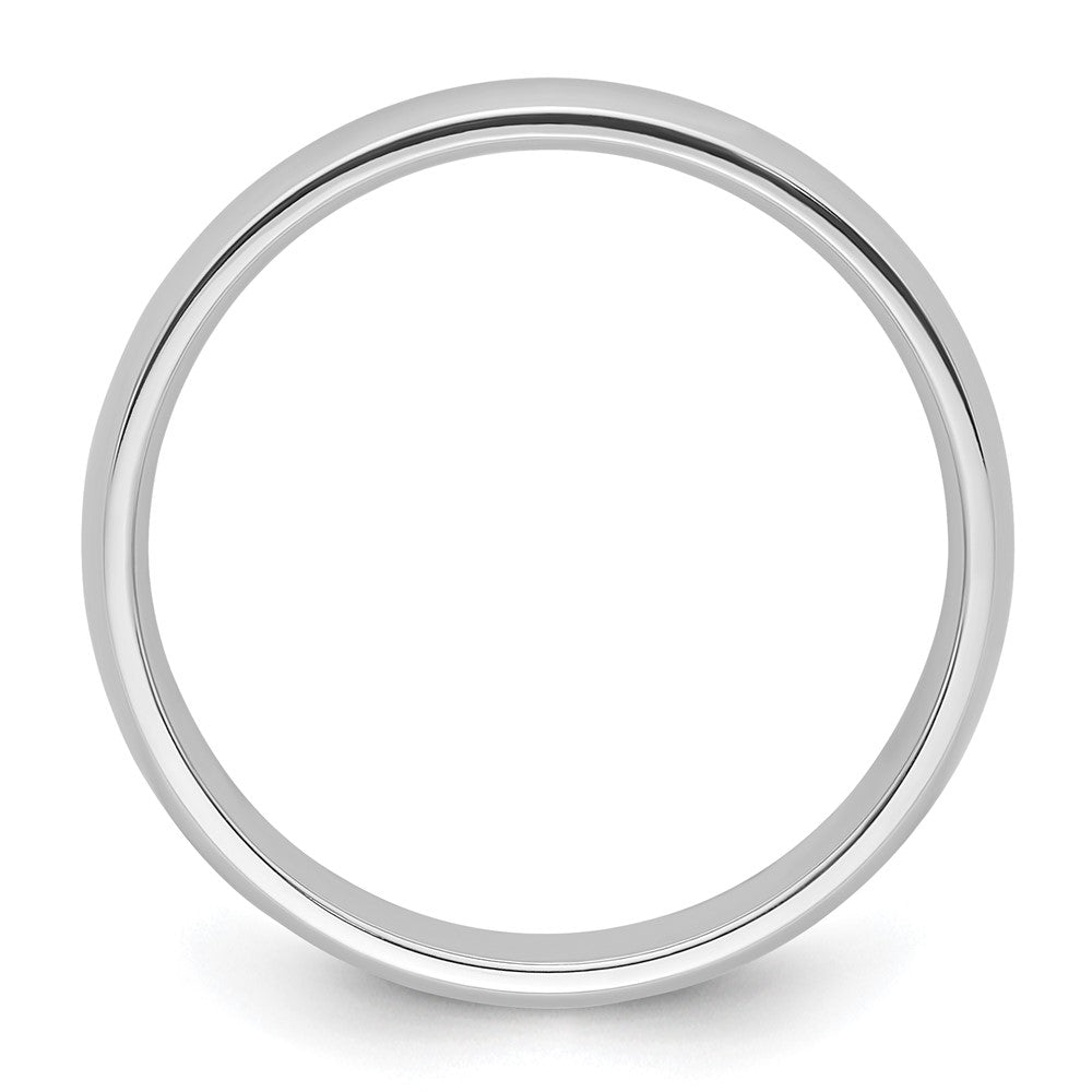 Platinum 4mm Lightweight Comfort-Fit Wedding Band Size 12