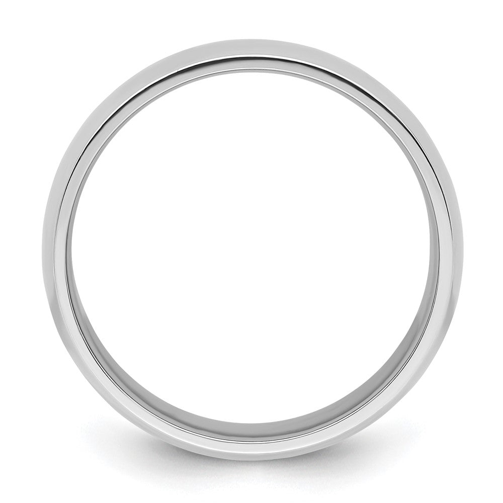 Platinum 8mm Lightweight Comfort-Fit Wedding Band Size 9.5