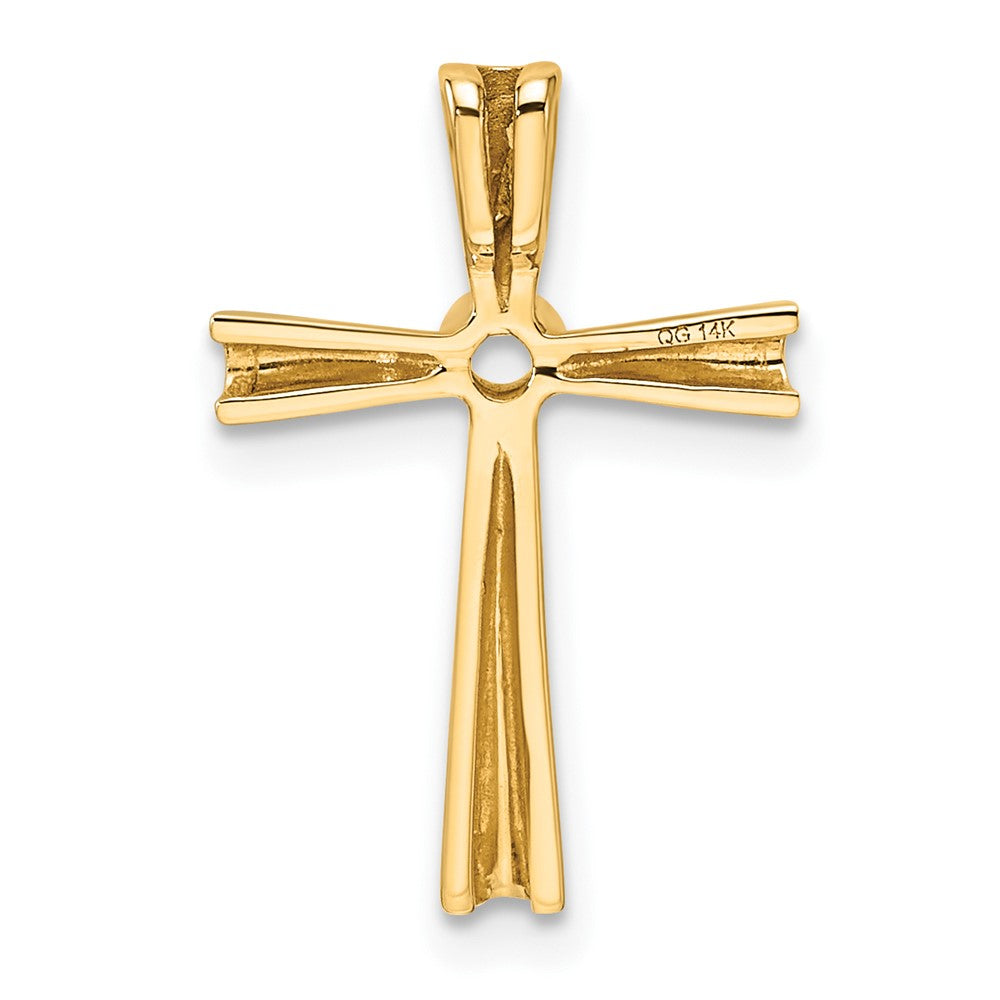 14k Cross Chain Slide Mounting