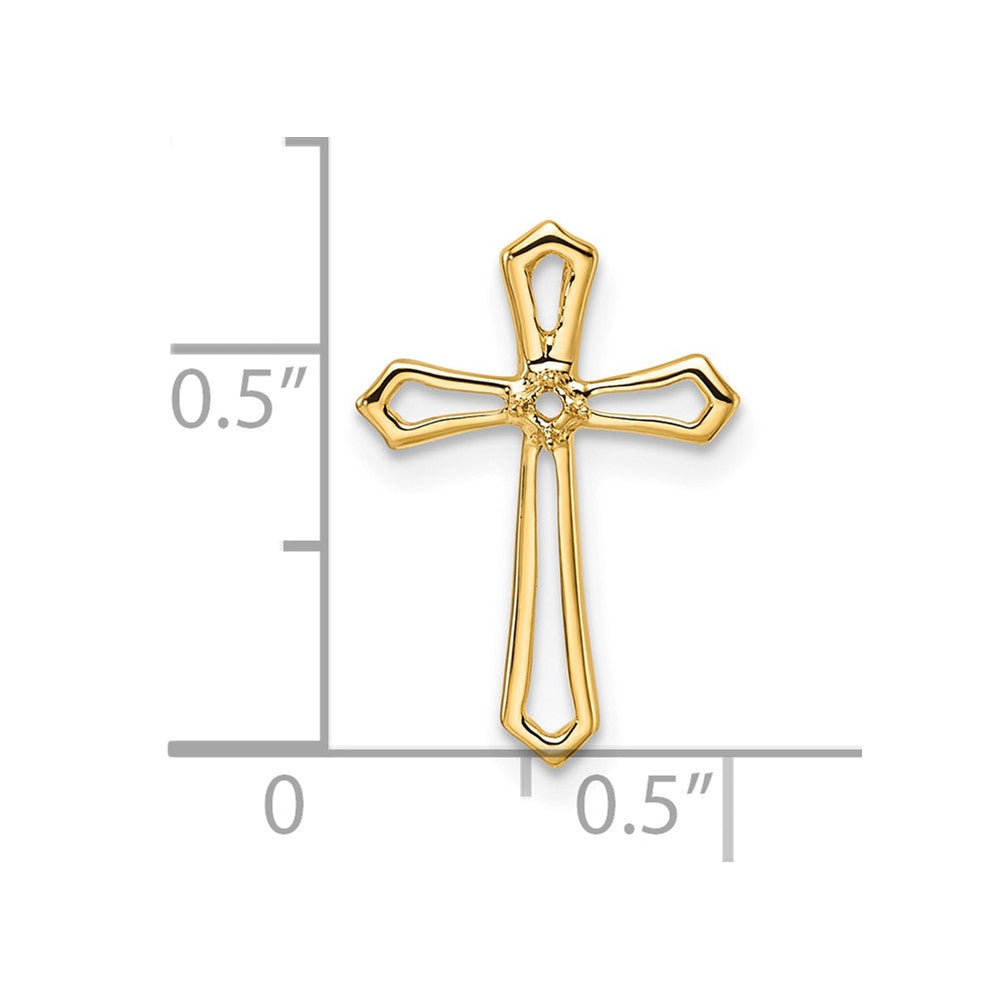 14k Passion Cross Chain Slide Mounting