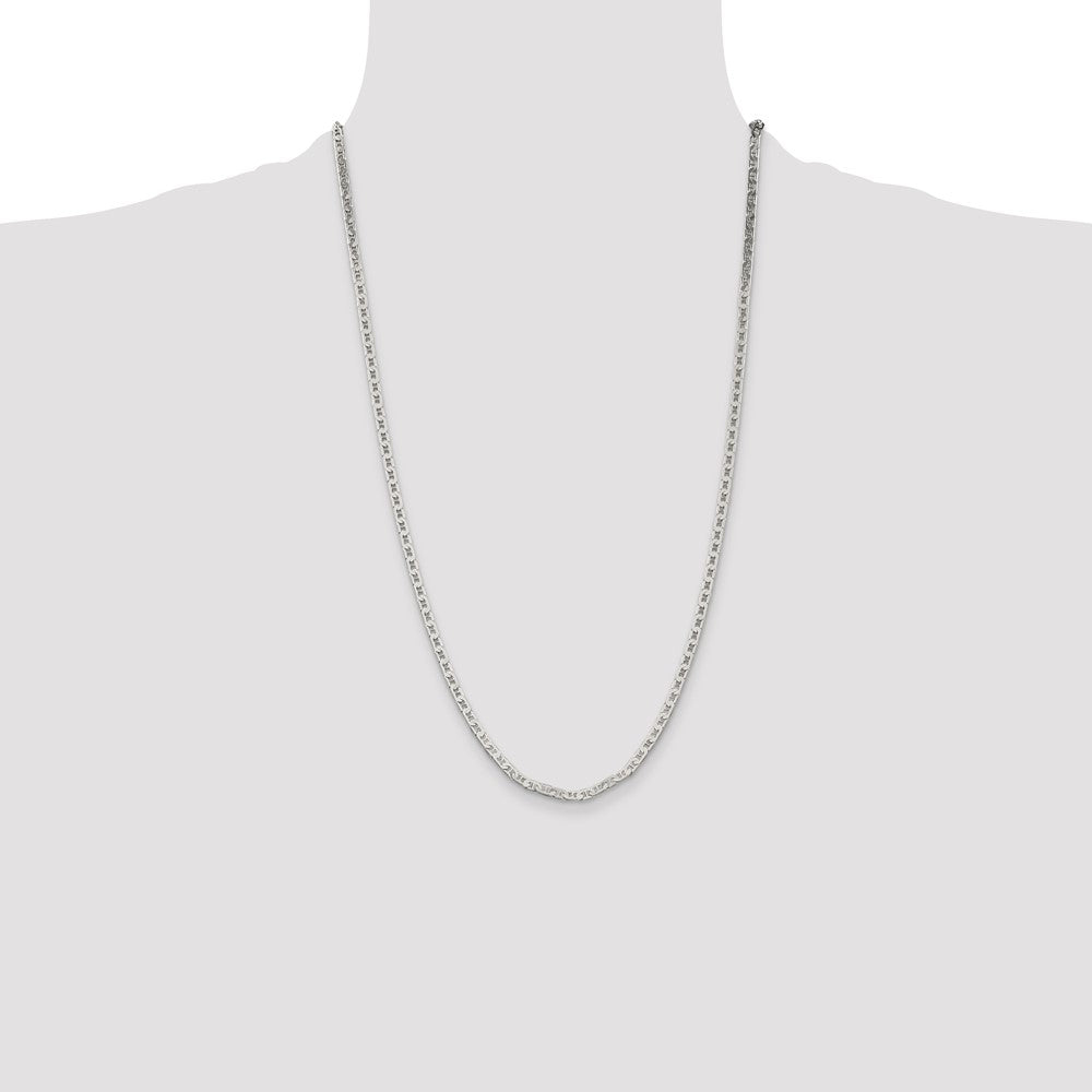 Sterling Silver 3mm Flat Anchor Chain